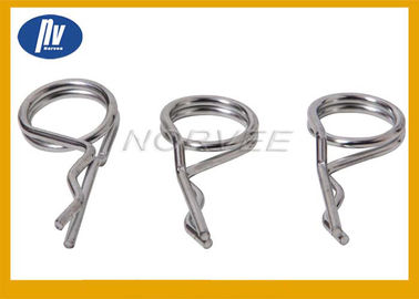 Stainless Steel Compression Helical Spring / Torsion Spiral Spring With White Nickel Plated